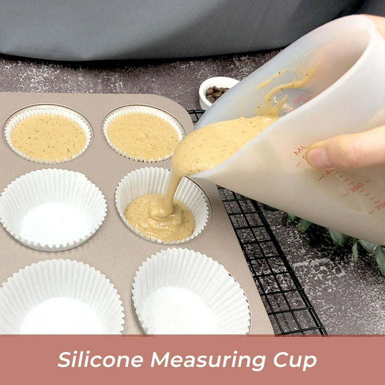 BakeItEasy Silicone Measuring Cups 250ml & 500ml, Food Grade, Soft &  Durable Bakeware Tools For Precise Measurements & Easy Pouring Ideal For  Baking, Cooking & Meal Prep. From Timelessdream, $3.16