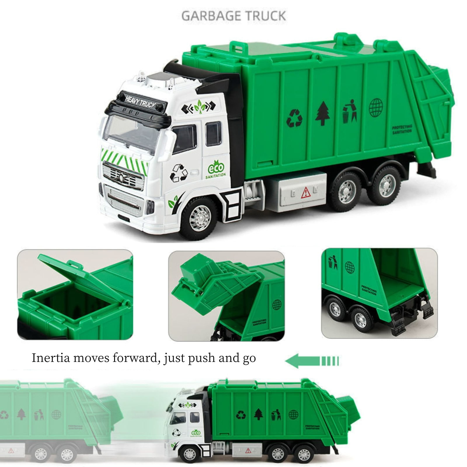 kkbbma Toys under $5 Juguetes de camión de basura para niños