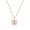 Pink, variant on Cute Butterfly Pendant Necklace Women Gold Color Chain Statement Charm Jewelry-Gray