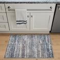 thumbnail image 2 of Bloom Rugs Washable Non-Slip 2' x 3' Rug - Gray / Blue / Blush Modern Abstract Area Rug for Living Room, Bedroom, Dining Room, and Kitchen - Exact size: 2' x 3', 2 of 10