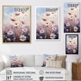 thumbnail image 4 of Designart "Meadow delicate Meadowscape An" Floral & Botanical Floater Framed Canvas Print, 4 of 7