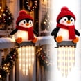thumbnail image 2 of WYBXZ Lighted Christmas Railing Decor, Resin Icicle Lights for Porch Fence, 2 of 6