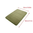 thumbnail image 3 of 1pc Memory Foam Bath Rug Embossed Bathroom Mat Water Absorbent And Washable Bath Rugs, Non-Slip, Thick, Soft And Comfortable Carpet for Show, 80x50cm/31.5"x19.7", 3 of 3