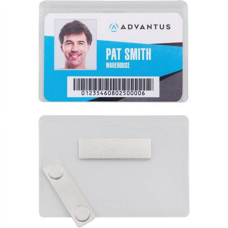 Advantus DIY Magnetic Name Badge Kit - Horizontal - 3.8 Advantus DIY Magnetic Name Badge Kit - Horizontal - 3.8
