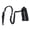 Black, variant on M Buder Dog Leash with Zipper Pouch Waist Leash for Dog Walking Training Running Elastic Rope Waist Bag Reflective Black 8.66 inches / 22 cm