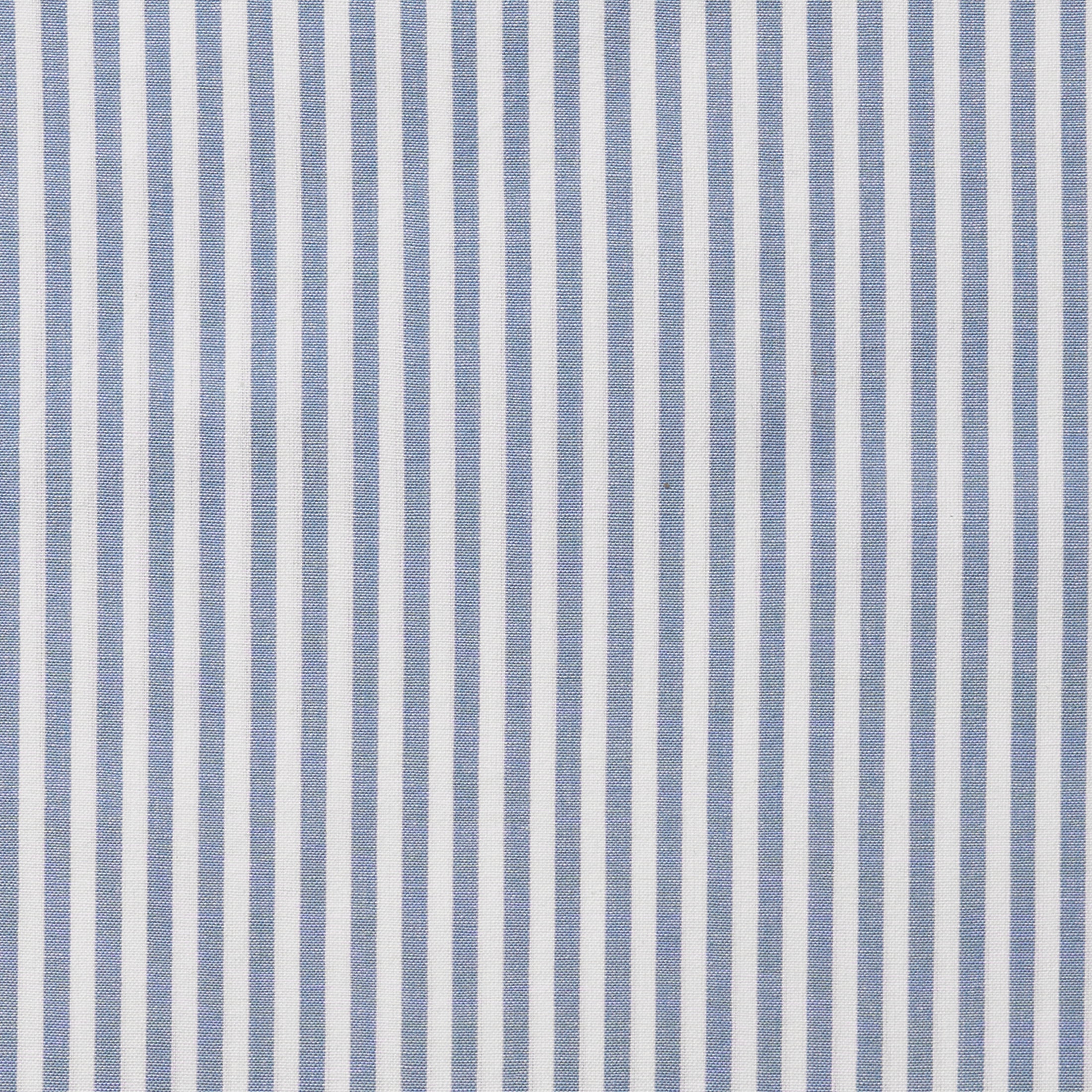 Striped Cotton Scallop Table Placemat, Blue and White, 20" x 14", by My Texas House