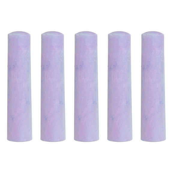 5 PCS Dustless Chalk, Purple Sidewalk Chalk Large Solid Huge Washable Street Chalk for Outdoor Adults Painting Graffiti Art