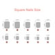thumbnail image 5 of 24PCS Puntas de uñas postizas Puntas de uñas acrílicas transparentes Cubierta completa Uñas posti Irfora Punta de uñas falsas, 5 of 7