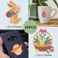 thumbnail image 1 of DERFILIN Juego de 16 pegatinas de pintura de diamantes para niños, 5D, huevos de Pascua, c DERFILIN DERFILIN, 1 of 2