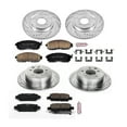 thumbnail image 3 of PowerStop Front and Rear Z23 Evolution Sport Carbon-Fiber Ceramic Brake Pad and Drilled & Slotted Rotor Kit Fits: NISSAN Select Models K6095, 3 of 10
