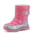 thumbnail image 6 of Otqutp Children Round Toe Shoes&nbsp;Girls Boys Snow Boots Outdoor Warm Comfortable Non Slip Mid Calf Padded Small Big Kids Winter Shoes(Pink,5.5-6 Years), 6 of 7