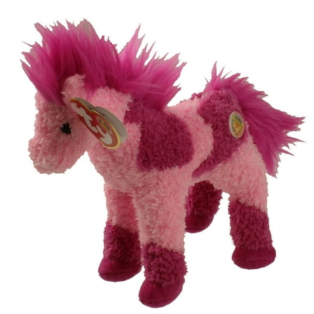 Ty Beanie Babies Canters the Horse Pink BBOM Plush 2005