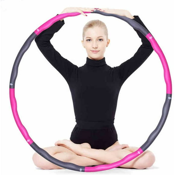 Foam Fitness Exercise Hula Hoop, Lose Weight, Make Thin Waist, Fitness Exercise, Aerobic Exercise, 8 Sections Parts Assembled Hula Hoop