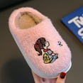 thumbnail image 4 of Winter Slippers for Kids Warm House Heelless Slippers Non slip Soft Sole Flat Bottom Inner shoes Bedroom Home Slippers, 4 of 15