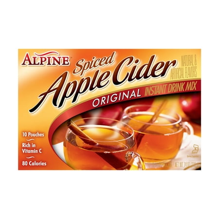 (30 Pouches) Alpine Spiced Apple Cider Drink Mix