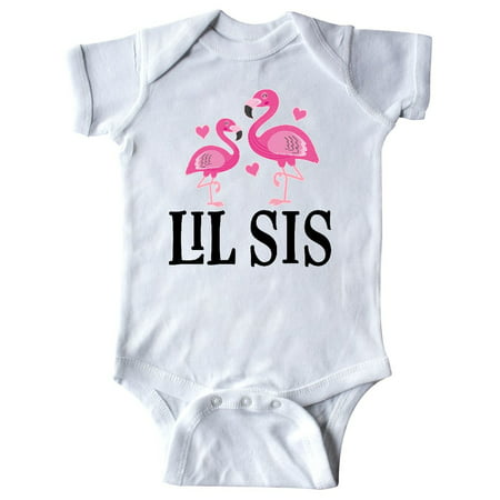 Little Sister Girls Lil Sis Flamingo Infant