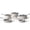 Cream, variant on Bakken 12-Piece Aluminum Cookware Set with Ceramic Nonstick, All-Stovetop Safe to 500°F, Pots & Pans with Lids, Silicone Utensils, Dishwasher Safe