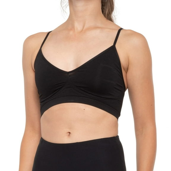 Yummie By Heather Thomson Womens Seamless Cami Bra - Black Size M/L