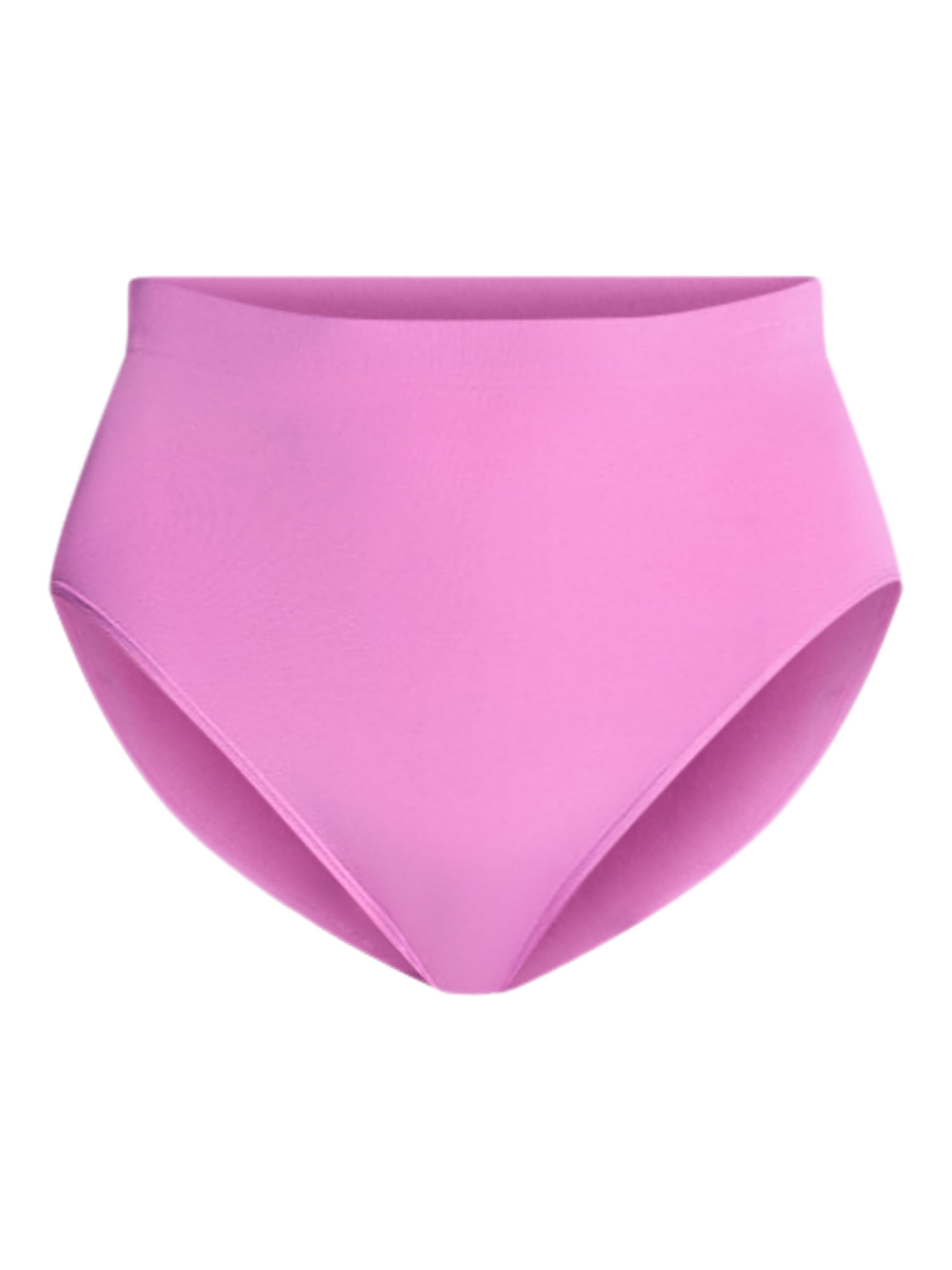 Joyspun Women's Plus Seamless Hi-Cut Panties, 3-Pack, Sizes 1X-5X