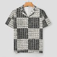 thumbnail image 2 of PRIYAL Pajama Sets for Womens Textured Checked Pattern Satin Silk Short Sleeve Shirts And Pants Set, 2 of 6