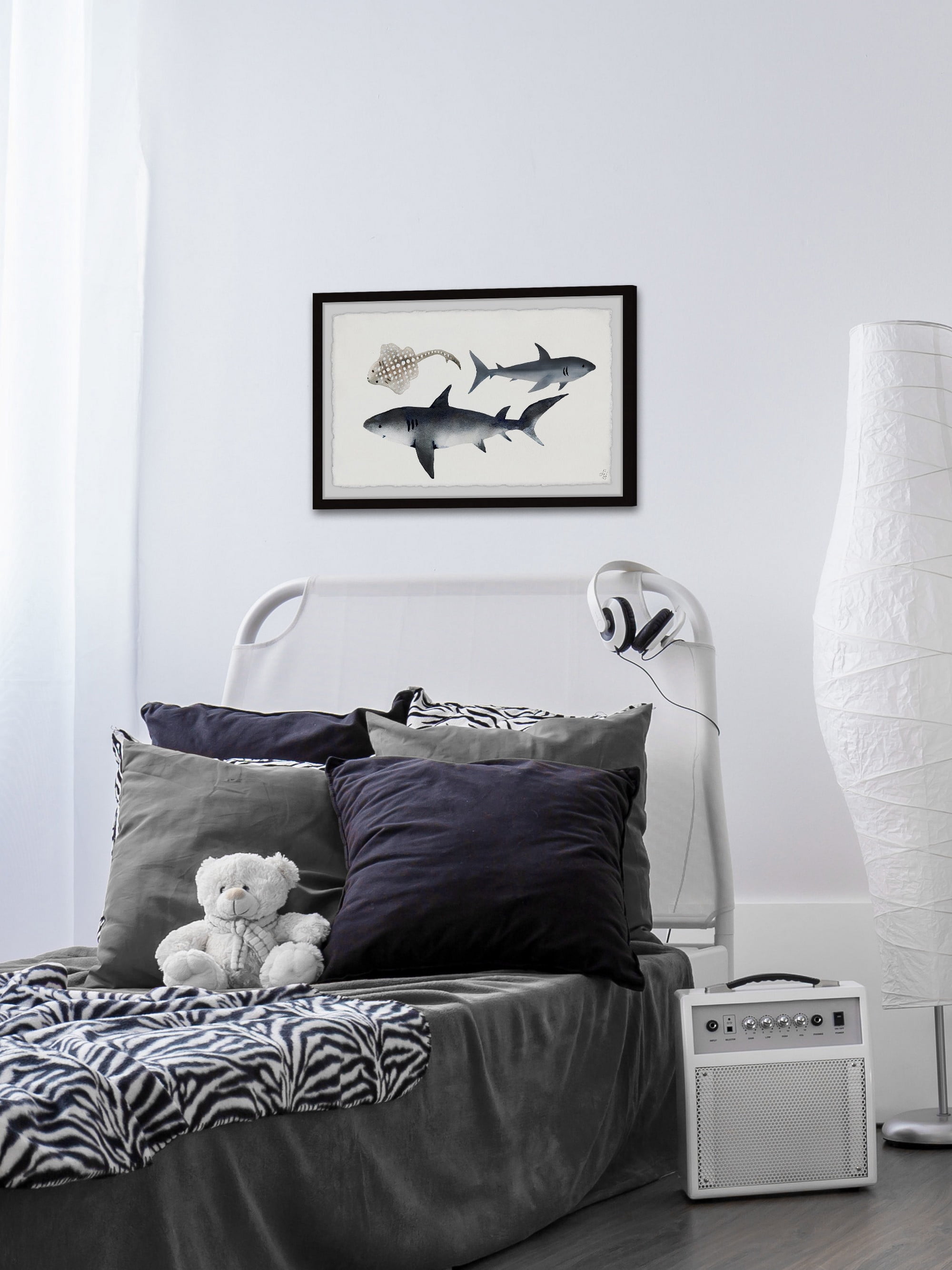 Marmont Hill Kings Of The Sea Framed Wall Art, 24.00" x 1.50"