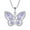 6-Alexandrite-June, variant on Butterfly Pendant Necklace Women 925 Sterling Silver Birthstone February Amethyst Butterfly Jewelry Gifts