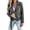 Gray 08, variant on Karymi Cute Tops for Women Faux Leather Moto Biker Jacket, Lapel Collar Asymmetric Zip Up Long Sleeve Belted Cropped Fake Leather Coat, Street Outerwear Rain Jacket