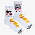 thumbnail image 3 of Cool Socks Pringles Pizza Novelty Crew Socks Officially Licensed Snack Food Graphic Unisex Large, 3 of 4