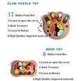 thumbnail image 4 of Wooden Multi-Functional Dog Food Bowl Educational Clamp Slot Training Toy, 4 of 5