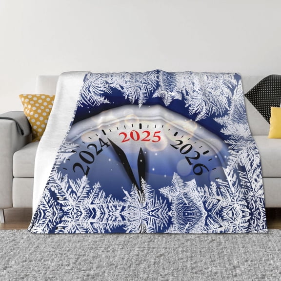 Throw Blanket for Couch - Gold Glitter Shining In Light With 2025 Soft Comfy Lightweight Cozy Warm Throw Blanket, Fuzzy Plush Flannel Blanket & Throws for Sofa and Bed All Season