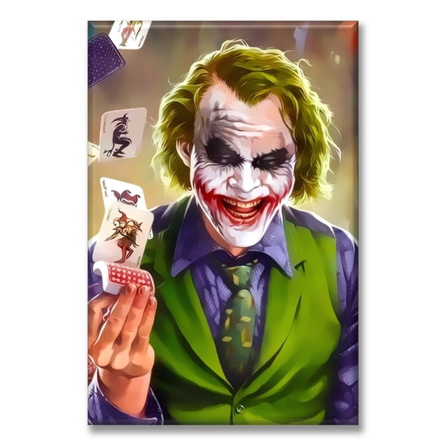Cuadro Canva Pixtreats listo para Colgar Caballero de la Noche Joker 40X60 cm