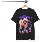 Jujutsu Gojo Anime T-Shirt Unisex Kaisen Satoru Anime Manga Japanese Cotton M-88