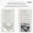 thumbnail image 5 of PowerSellerUSA Self-Stick Vinyl Modern Geometric Floor Tiles Ultra Durable 1.5mm Thick Tiles, 2-Pack/40 Square Ft., 12" x 12", Gray Octagon, 5 of 8