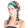 thumbnail image 2 of Ashford & Brooks Women's Pretied Printed Fitted Headscarf Chemo Bandana, 2 of 2