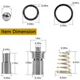 thumbnail image 4 of STL010 Kit de válvula de derivación de flujo de enfriador compatible con transmisión Cadillac Chevy 2014 en adelante GM 6L80 6L90 2016 en adelante 8L90 8L80 8L90E conjuntos de transmisión automática, 4 of 5