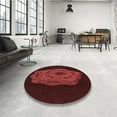 thumbnail image 4 of Ahgly Company Tapis Rectangulaire Lavable en Machine Rouge Transitionnel, 7 Pieds x 9 Pieds, 4 of 7
