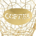 thumbnail image 3 of WESIEVYA Espresso Coffee Capsule Storage Basket in Golden Iron for Compact Coffee Bar Organizer, 3 of 6