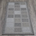 thumbnail image 6 of Ottomanson Landscape Boxes Design 3x7 Non Shedding Indoor Runner Rug, 2'7" x 6'11", Gray, 6 of 7