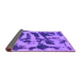 thumbnail image 2 of Ahgly Company Indoor Rectangle Abstract Purple Modern Area Rugs, 4' x 6', 2 of 4