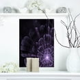 thumbnail image 1 of Fleur Fractale Violette Cristal Lumineuse - Impression sur Toile Florale, 1 of 3