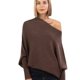 thumbnail image 5 of Suéter de color sólido europeo y americano Suéteres para mujer Suéteres casuales de invierno Suéteres holgados de color sólido Tops sexys, 5 of 5