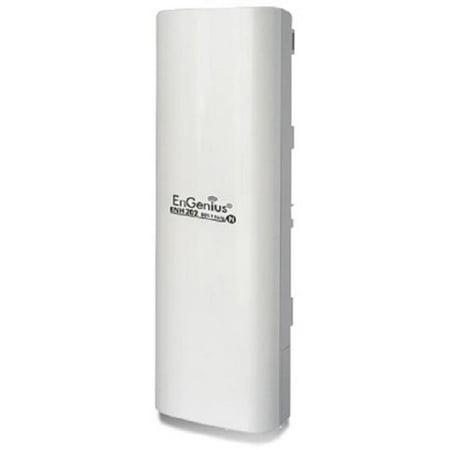 EnGenius ENH202 IEEE 802.11n (draft) 300 Mbps Wireless Access Point - 12.4 Mile Maximum Range - Power Over Ethernet - Pole-mountable - 1 Pack