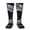 2 Black-2, variant on Womens Thin Blue Line Flag Art Knee High Socks Comfy Thermal Boot Long Socks