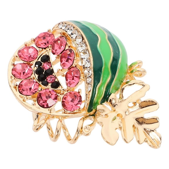 Soimiss Retro Watermelon Lapel Badge Pin Multi for Scarves and Sweaters