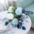 thumbnail image 4 of Flores artificiales con jarrón Arreglos florales de hortensias artificiales, 4 of 4