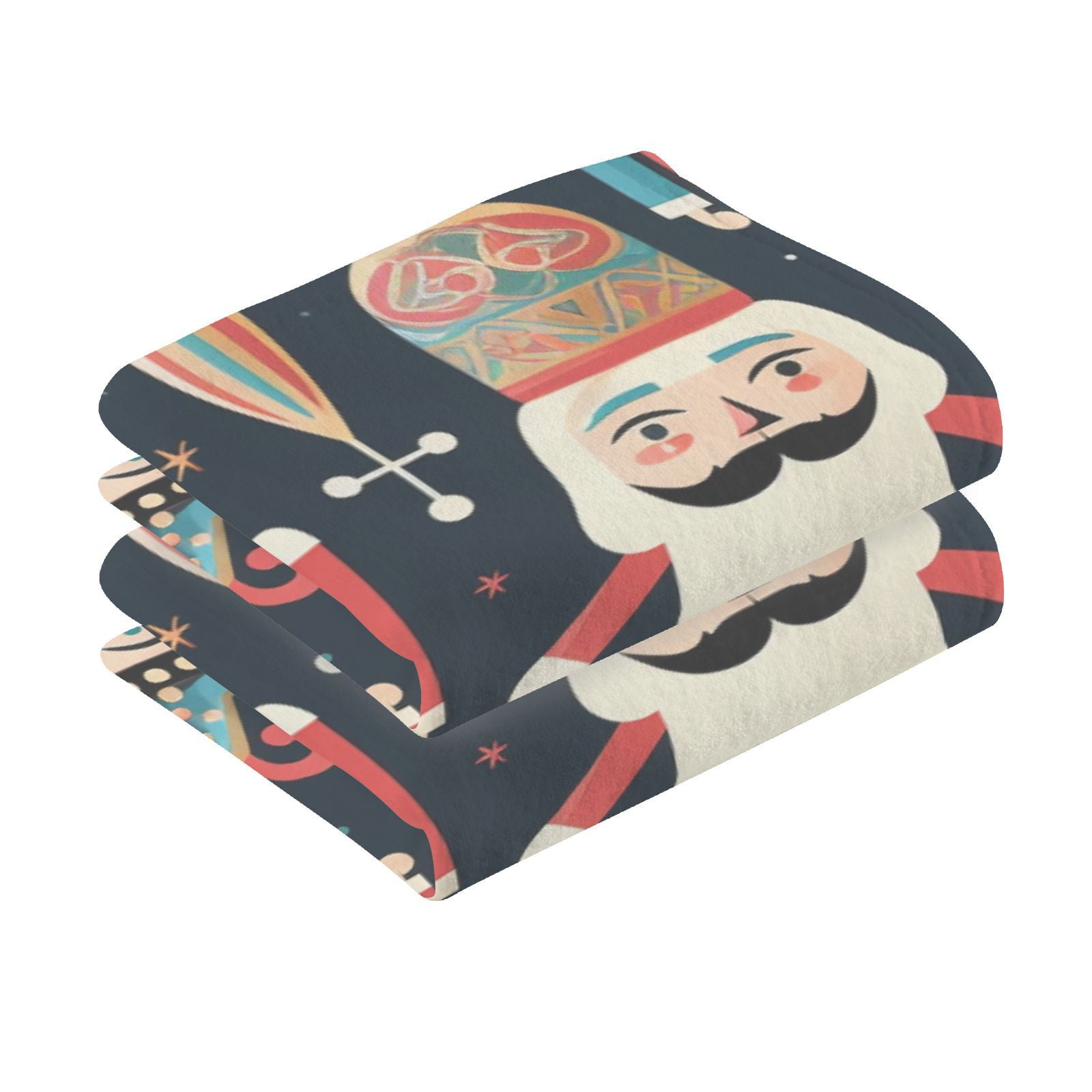 Villain Cartoon Hand Towels Cotton Bath Towels Large Face Towels Absorbent for Bathroom 2 Packs