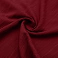 thumbnail image 4 of Sakmal Button Down Shirts for Men Short Sleeve Beach Vacation Tshirts Solid Red Shirts for Men 2XL, 4 of 7