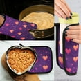 thumbnail image 5 of Yayeee Oven Mitts and Pot Holder Set of 2 Heat Resistant Kitchen Gloves Baking Hot Pad, Love in The Clouds, 5 of 5