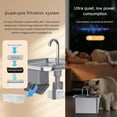 thumbnail image 7 of 4L Cat Water Fountain APP Control Pet Water Fountain For Drinking Automatic Cat Water Dispenser With Water Level Window And Quiet Pump, 7 of 7