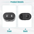 thumbnail image 6 of Unique Bargains Auto Door Lock Switch Replacement Fit for Chevrolet Malibu 2008 2009 15823977 Black, 6 of 7